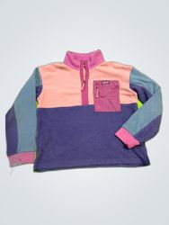 Patagonia Color-Block Zip-Up Fleece Jacket