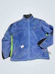 Patagonia Blue Zip-Up Fleece Jacket