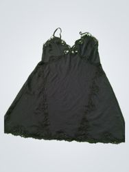 Victoria's Secret Black Lace Slip Dress