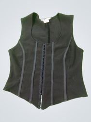 Black Hook and Eye Vest