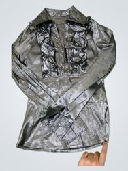 Long Sleeve Ruffled Blouse