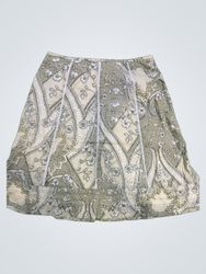 Ann Taylor Floral Print Midi Skirt