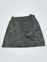 Guess Faux Leather Mini Skirt