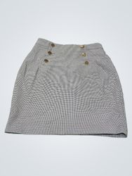 H&M Houndstooth Mini Skirt
