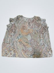 Paisley Print Blouse