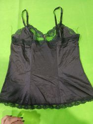 Black lace trim camisole