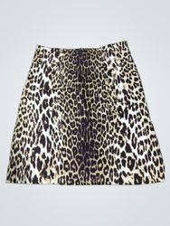 Gonnaia a vita bassa in stampa leopardata Elie Tah..