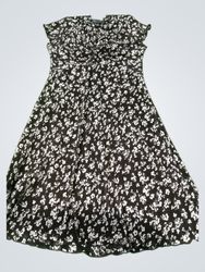 eConnected Apparel Women's Floral Print Pleated Dr..