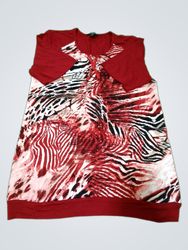 Brandtex Damen Kleid mit Animal-Print