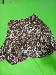Jones New York Collection Saia Petite Marrom com E..