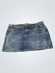 Fresh Made Denim Mini Skirt