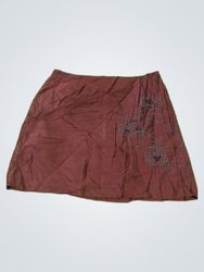 Ann Taylor A-Line Skirt with Floral Embellishment