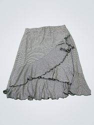Striped Ruffle Skirt