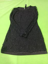 Bisou Bisou Black Lace Dress