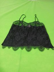 Victoria's Secret Black Lace Cami Top