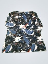 Long Sleeve Top with Graphic Print