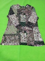 Blusa túnica com estampa patchwork Reitmans