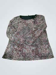 Top a manica lunga con stampa