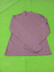 Mauve Turtleneck Long Sleeve Top