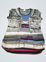 CHAGALL women's printed tunic top