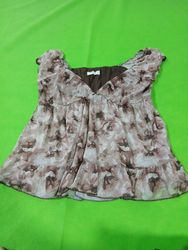 GOODYS PRO Floral Print Ruffle Top