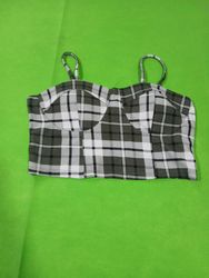 Plaid Crop Top