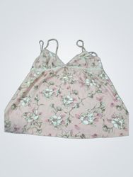 Camisole à imprimé floral rose
