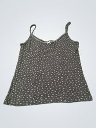 Grey Floral Print Cami Top
