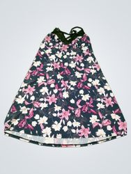Floral Nightgown with Lace Trim