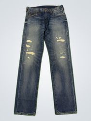 True Religion Distressed Blue Jeans