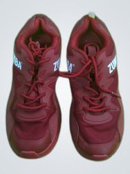Zumba Red Lace-up Sneakers