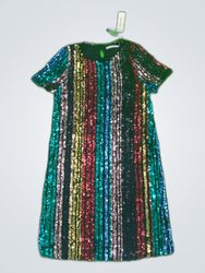 Y2K Miami Sequined Party Mini Dress