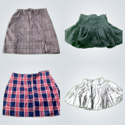 Plaid and Ruffled Skirts