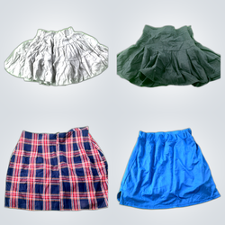 Plaid and Ruffled Skirts