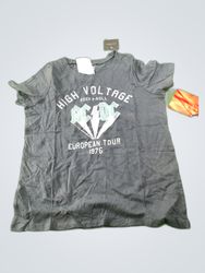 AC/DC High Voltage European Tour 1976 Printed T-Sh..