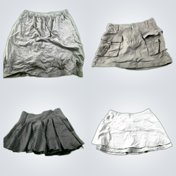 Gray Blue Skirts Bundle