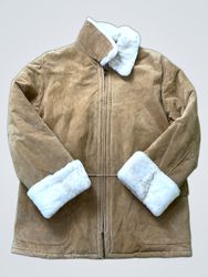 Gallery Suede Sherpa Lined Jacket