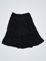 Black Tiered Skirt