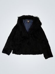 ANTIK BATIK schwarze Pelzjacke