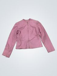 ARM'S Real Leather Pink Jacket