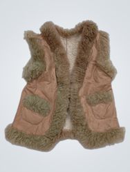 Shearling Vest with Pockets
