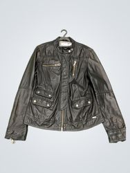 ZERO Black Leather Jacket
