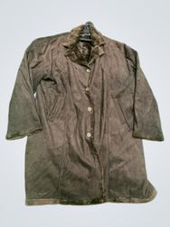 LIZARD Collection Brown Suede Coat