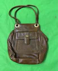 Brown Leather Handbag