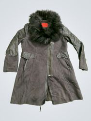 SHIN JANG KYODNG Women's Fur Collar Coat