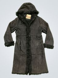 RESERVED Superior Ladies Clothing Black Faux Fur T..