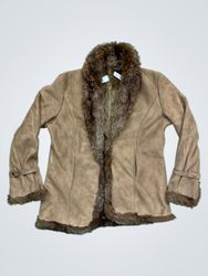 Beatific Collection XXL Fashion Faux Fur Lined Jac..