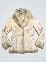 Women's Faux Fur Trimmed Jacket