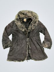 Just Design Fur Lined Coat XXL