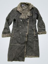 SXM Denim Fur Lined Coat